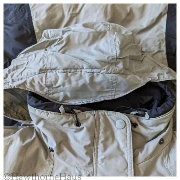 COLUMBIA Sunrise Peak Hidden Hood Ski Jacket Size L Zip Pockets Liner Zipper - Picture 7 of 11